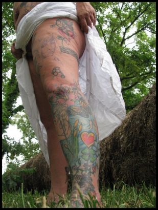 Full Leg Tats Art 